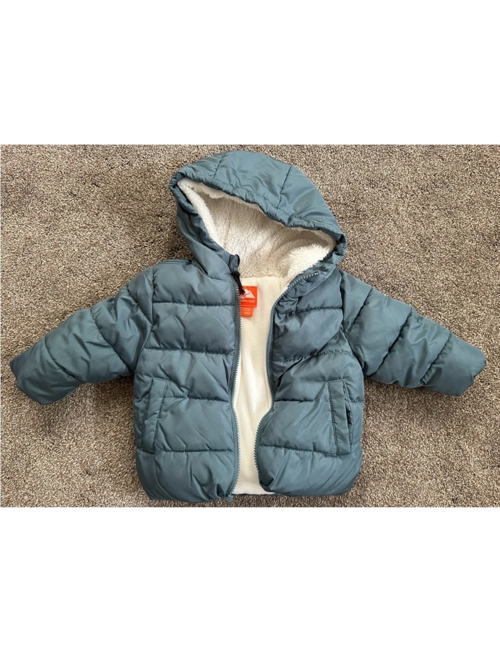 Toddler Hooded Puffer Jacket - Slate Blue